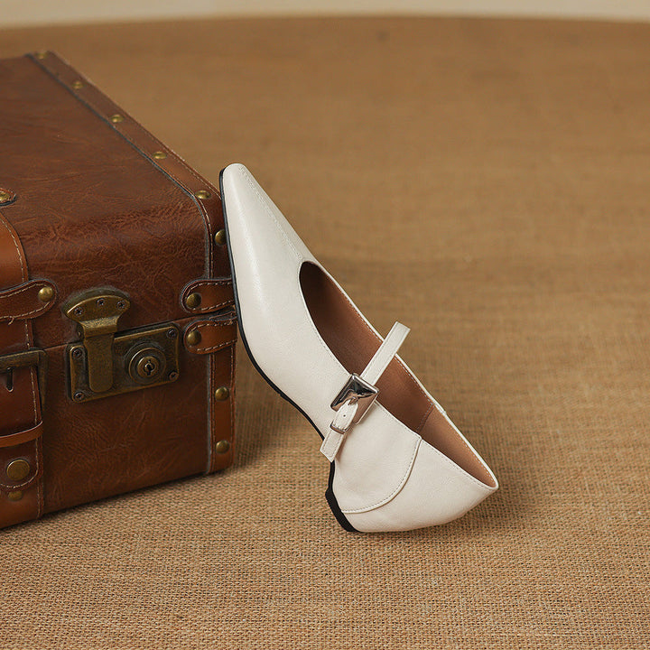 TAMSIN | POINTED-TOE MARY JANE FLAT FOR WOMEN
