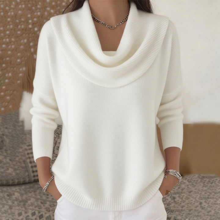 SIDONIE | COWL NECK SWEATER FOR WOMEN