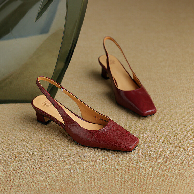 ERSA | VEGAN SLINGBACKS HEELS FOR WOMEN