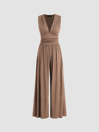 CHARITY | SLEEVELESS WIDE-LEG JUMPSUIT FOR WOMEN