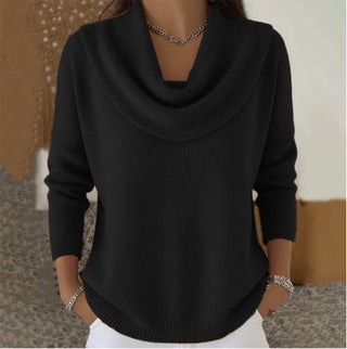 SIDONIE | COWL NECK SWEATER FOR WOMEN