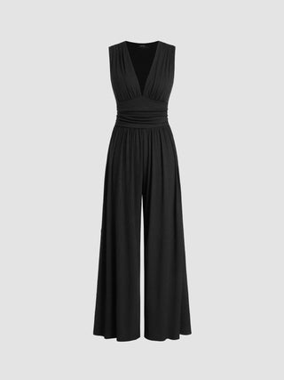 CHARITY | SLEEVELESS WIDE-LEG JUMPSUIT FOR WOMEN