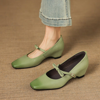 BRYONY | BOW-STRAP MARY JANE FLATS FOR WOMEN