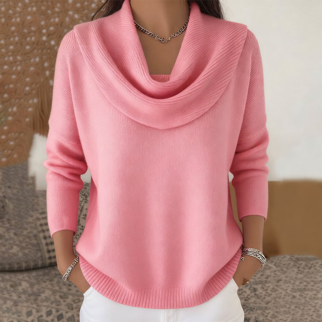 SIDONIE | COWL NECK SWEATER FOR WOMEN