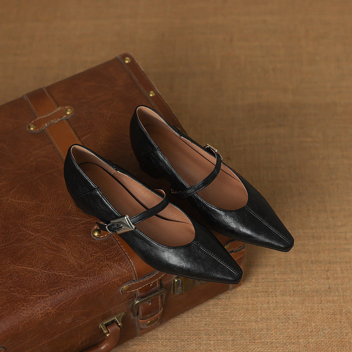 TAMSIN | POINTED-TOE MARY JANE FLAT FOR WOMEN