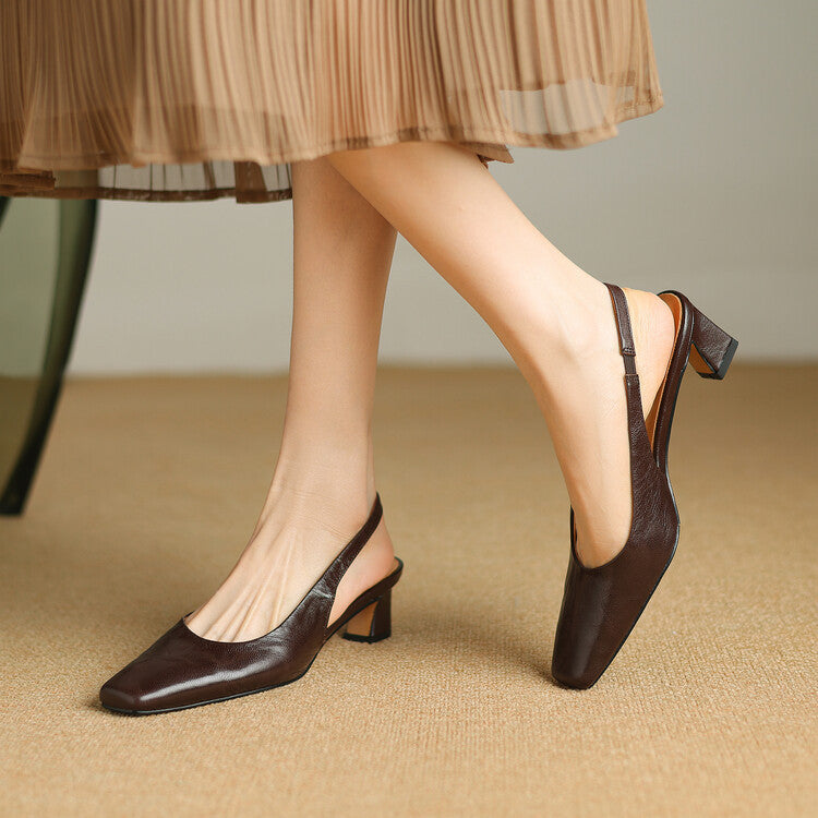 ERSA | VEGAN SLINGBACKS HEELS FOR WOMEN
