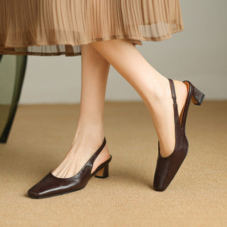 ERSA | VEGAN SLINGBACKS HEELS FOR WOMEN