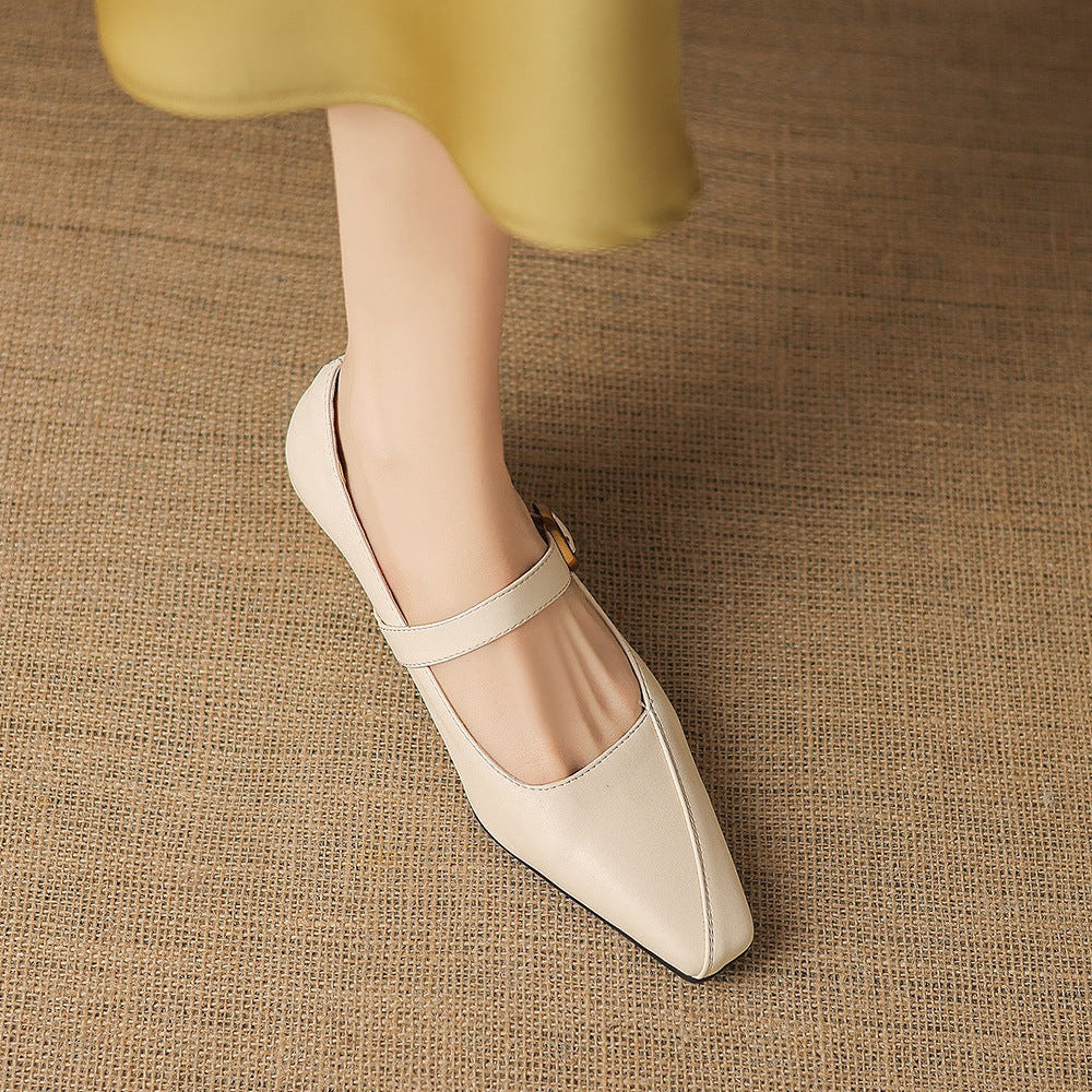 ZORAE | PANELED MARY JANE HEEL FOR WOMEN
