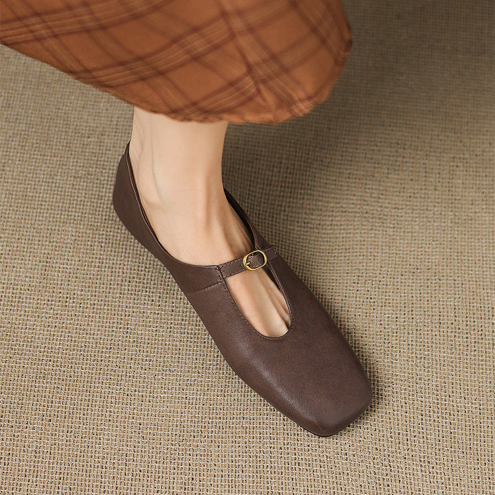 ELSPETH | HIGH-VAMP MARY JANE FLAT FOR WOMEN