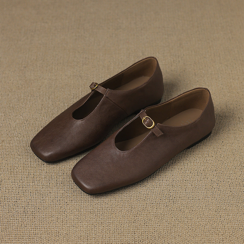 ELSPETH | HIGH-VAMP MARY JANE FLAT FOR WOMEN