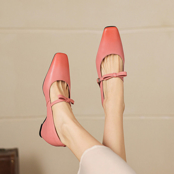 BRYONY | BOW-STRAP MARY JANE FLATS FOR WOMEN