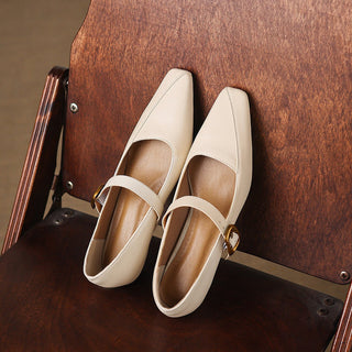 ZORAE | PANELED MARY JANE HEEL FOR WOMEN