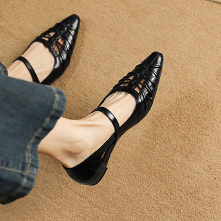QUENBY | POINTED MARY JANE FLAT FOR WOMEN