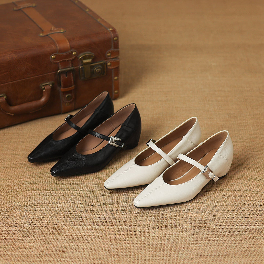 TAMSIN | POINTED-TOE MARY JANE FLAT FOR WOMEN