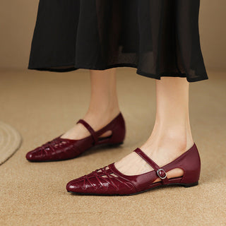QUENBY | POINTED MARY JANE FLAT FOR WOMEN