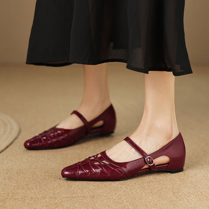 QUENBY | POINTED MARY JANE FLAT FOR WOMEN