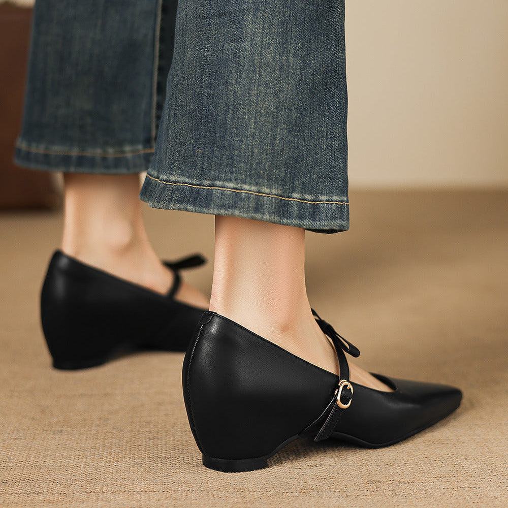 BRYONY | BOW-STRAP MARY JANE FLATS FOR WOMEN