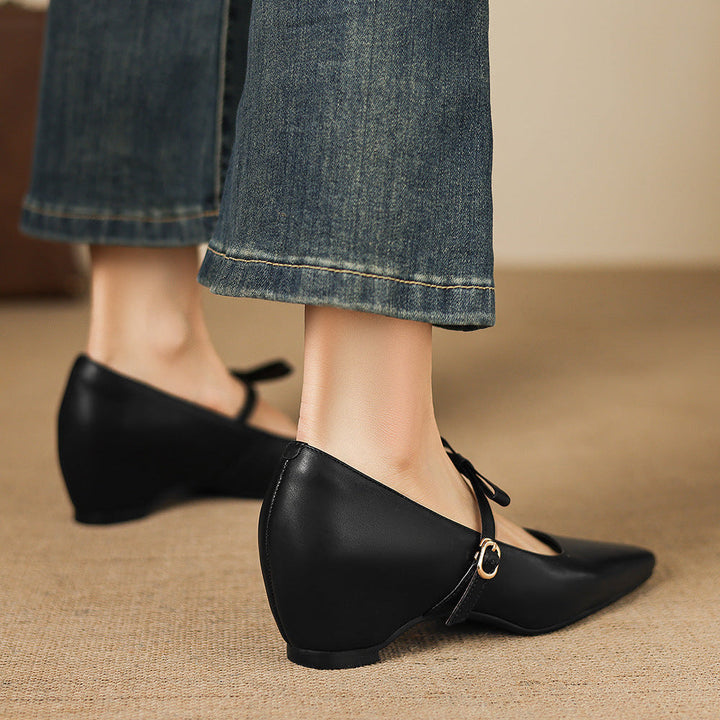 BRYONY | BOW-STRAP MARY JANE FLATS FOR WOMEN