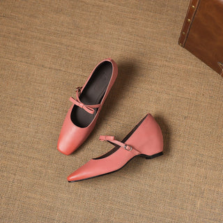 BRYONY | BOW-STRAP MARY JANE FLATS FOR WOMEN