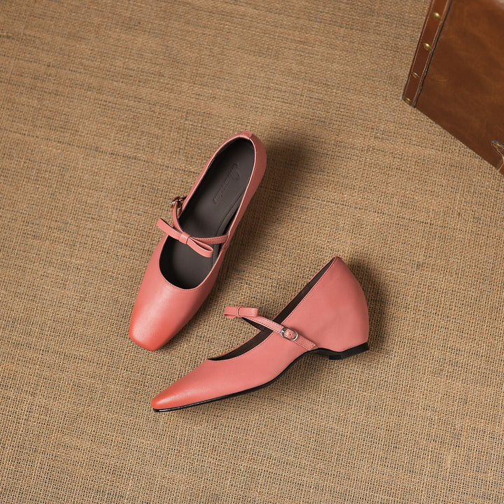 BRYONY | BOW-STRAP MARY JANE FLATS FOR WOMEN
