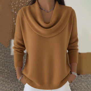 SIDONIE | COWL NECK SWEATER FOR WOMEN