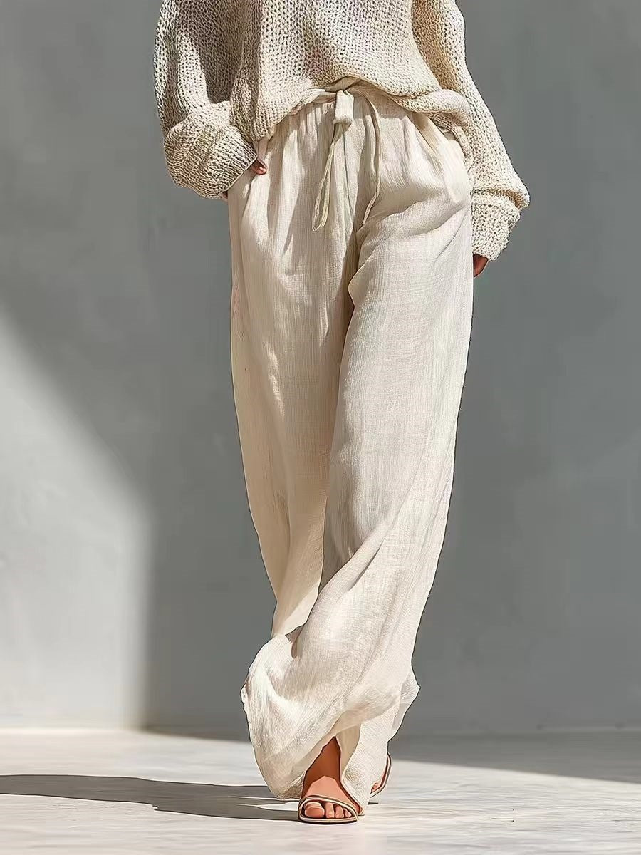 FASHION | KNIT LINEN SET FOR WOMEN