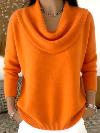 SIDONIE | COWL NECK SWEATER FOR WOMEN