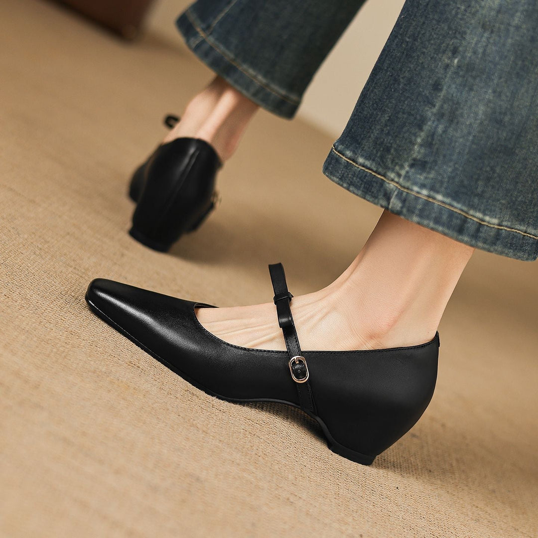 BRYONY | BOW-STRAP MARY JANE FLATS FOR WOMEN