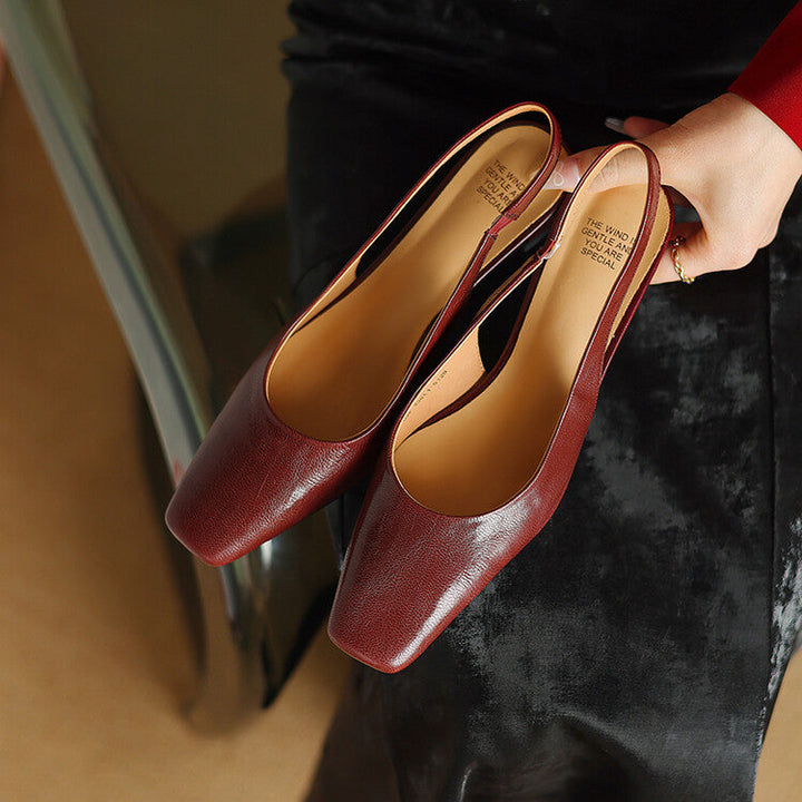 ERSA | VEGAN SLINGBACKS HEELS FOR WOMEN