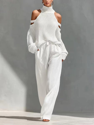 FASHION | KNIT LINEN SET FOR WOMEN