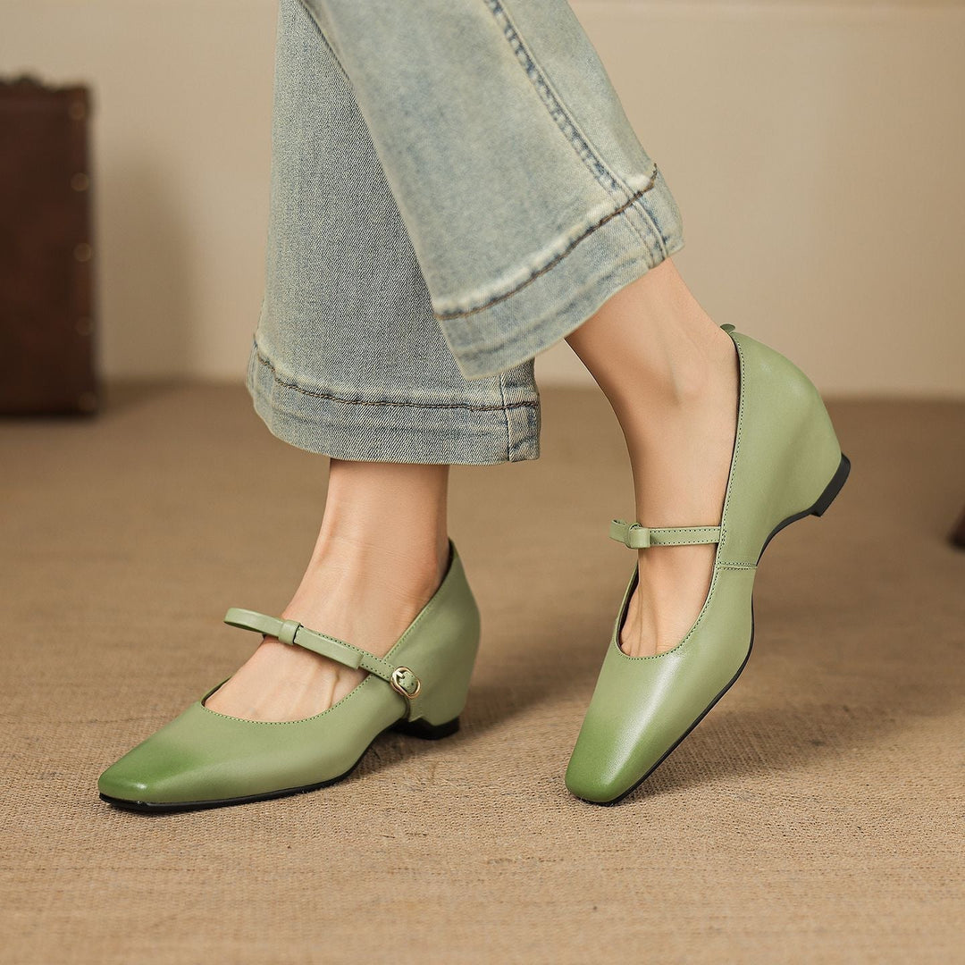 BRYONY | BOW-STRAP MARY JANE FLATS FOR WOMEN