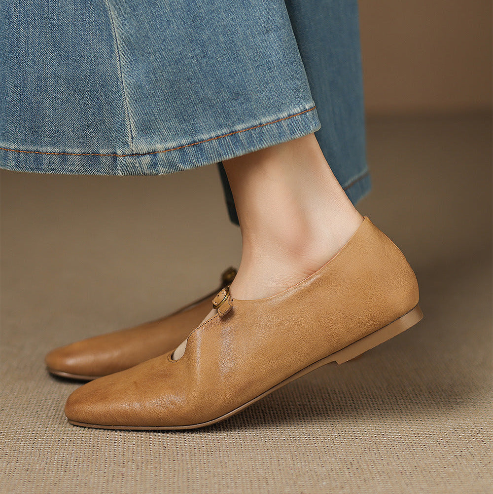 ELSPETH | HIGH-VAMP MARY JANE FLAT FOR WOMEN