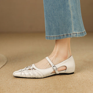 QUENBY | POINTED MARY JANE FLAT FOR WOMEN