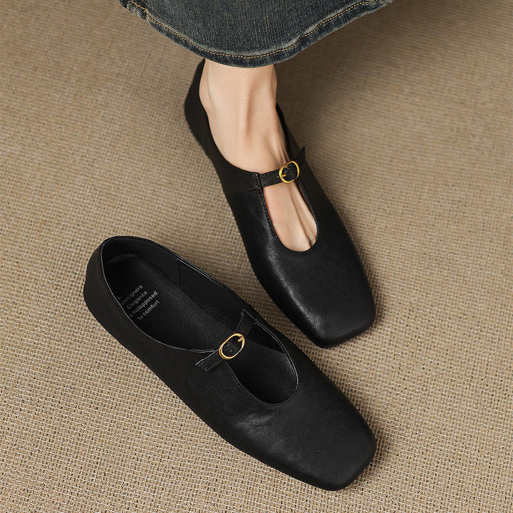 ELSPETH | HIGH-VAMP MARY JANE FLAT FOR WOMEN