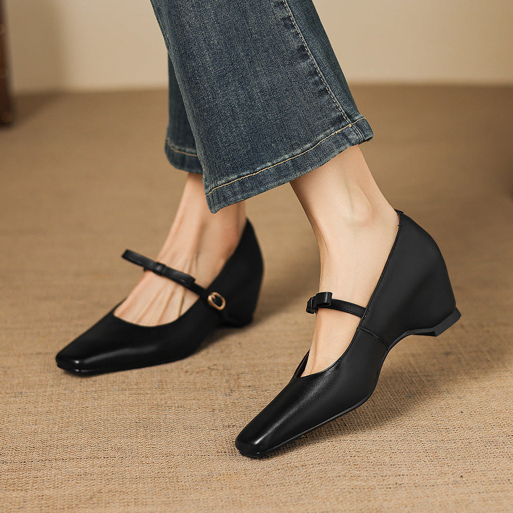 BRYONY | BOW-STRAP MARY JANE FLATS FOR WOMEN