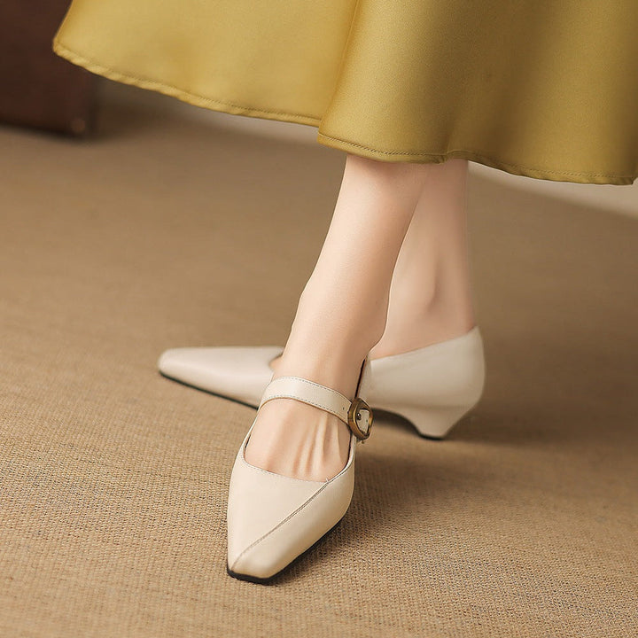ZORAE | PANELED MARY JANE HEEL FOR WOMEN