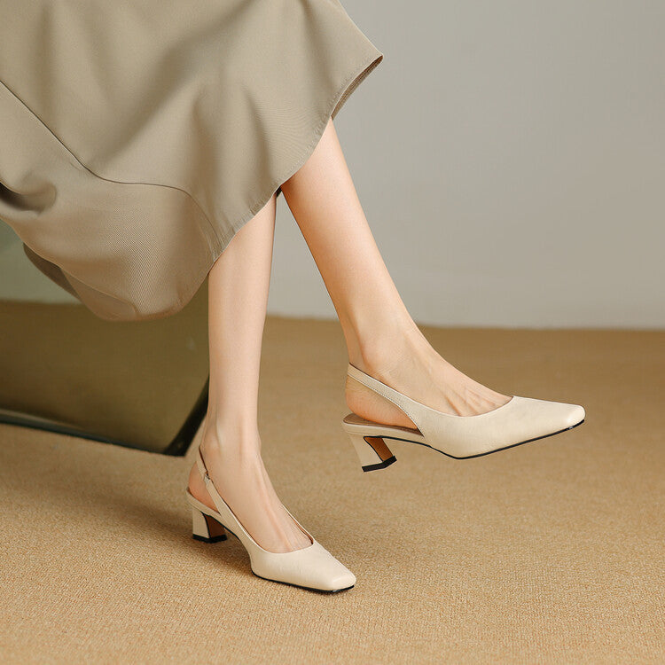ERSA | VEGAN SLINGBACKS HEELS FOR WOMEN