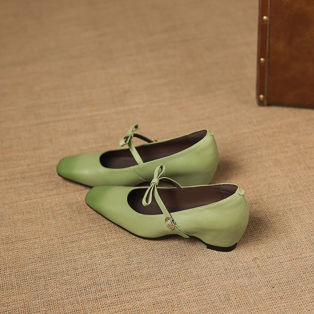 BRYONY | BOW-STRAP MARY JANE FLATS FOR WOMEN