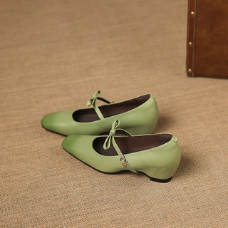 BRYONY | BOW-STRAP MARY JANE FLATS FOR WOMEN