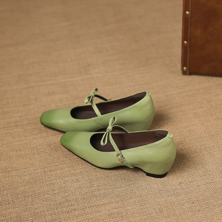 BRYONY | BOW-STRAP MARY JANE FLATS FOR WOMEN