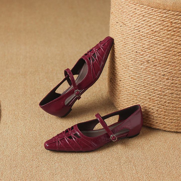 QUENBY | POINTED MARY JANE FLAT FOR WOMEN