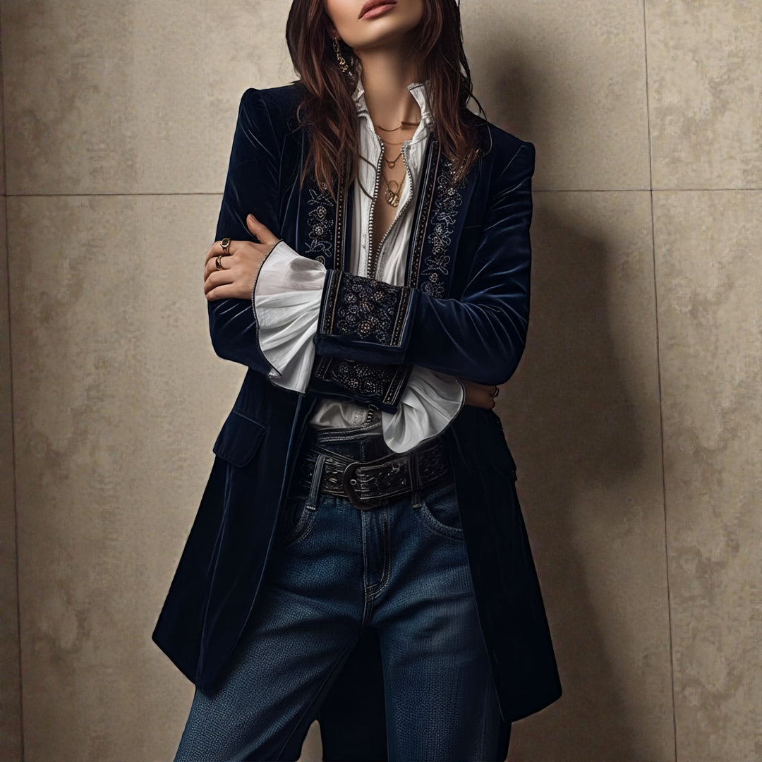 ELISE | VELVET JACKET FOR WOMEN