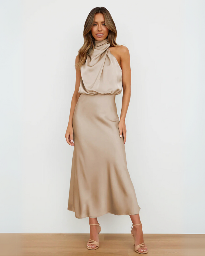 DAPHNE | DRAPED DRESS FOR WOMEN