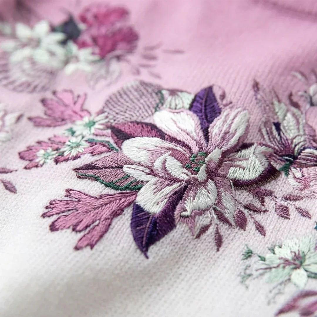 KALANI | FLORAL TURTLENECK SWEATER FOR WOMEN