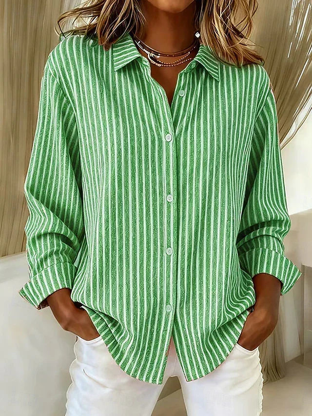 HARRIET | STRIPED BUTTON-DOWN SHIRT FOR WOMEN