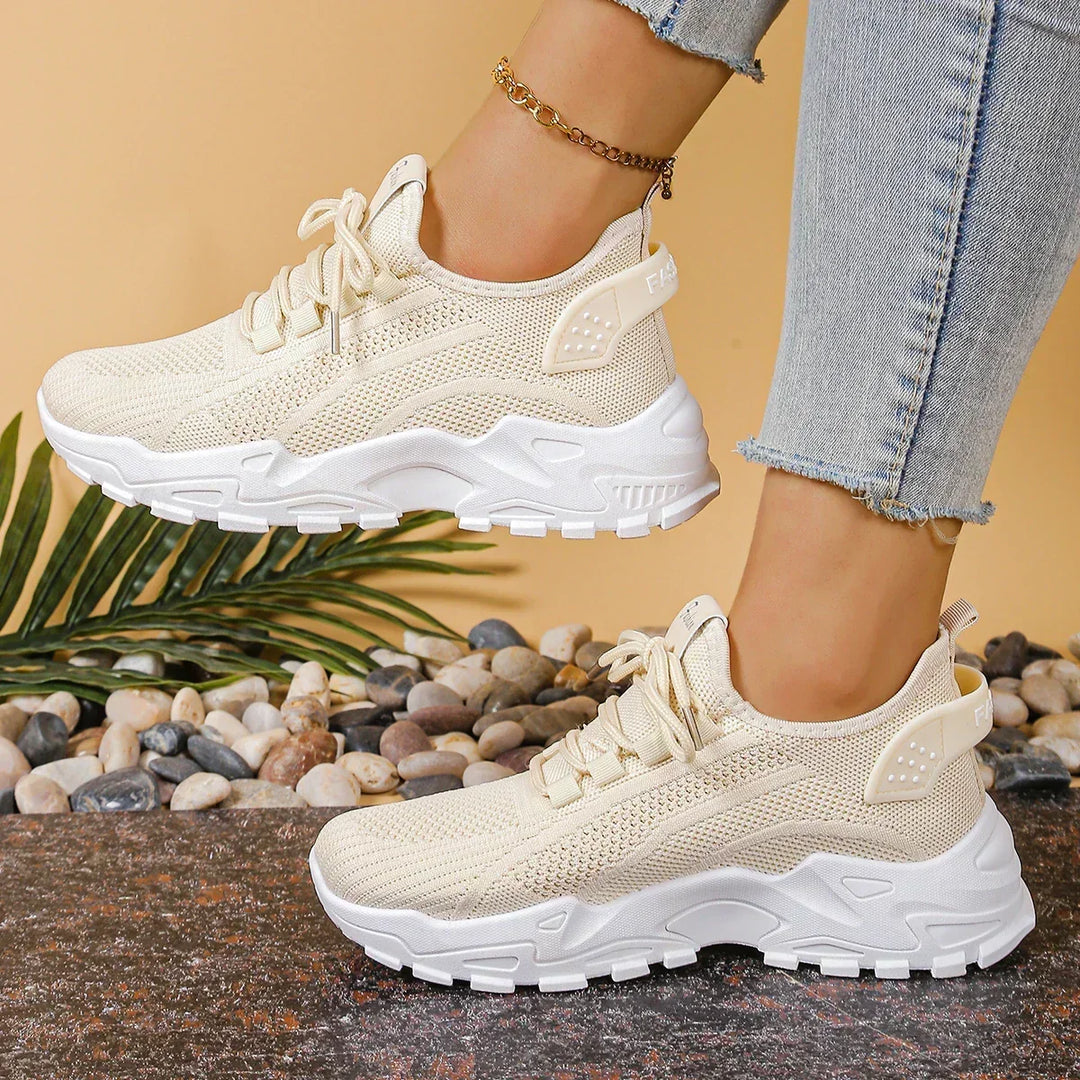 DELILAH | ROUND TOE SNEAKERS FOR WOMEN