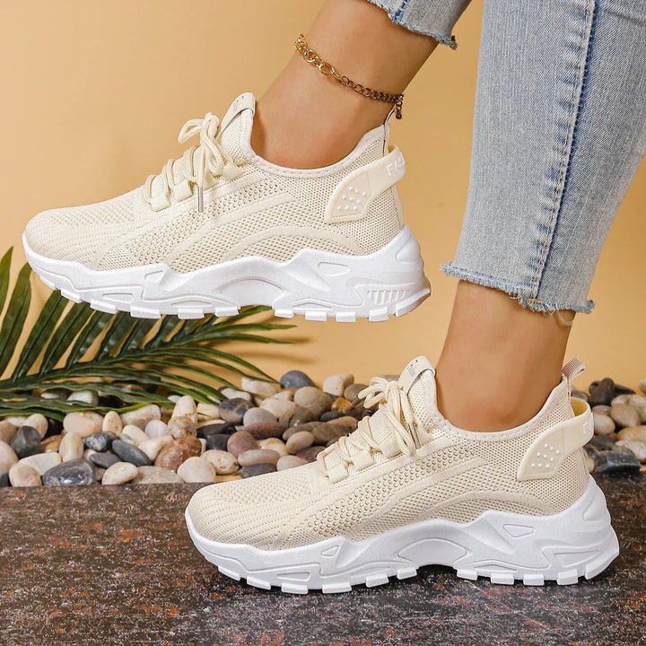 DELILAH | ROUND TOE SNEAKERS FOR WOMEN