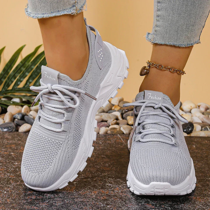 DELILAH | ROUND TOE SNEAKERS FOR WOMEN
