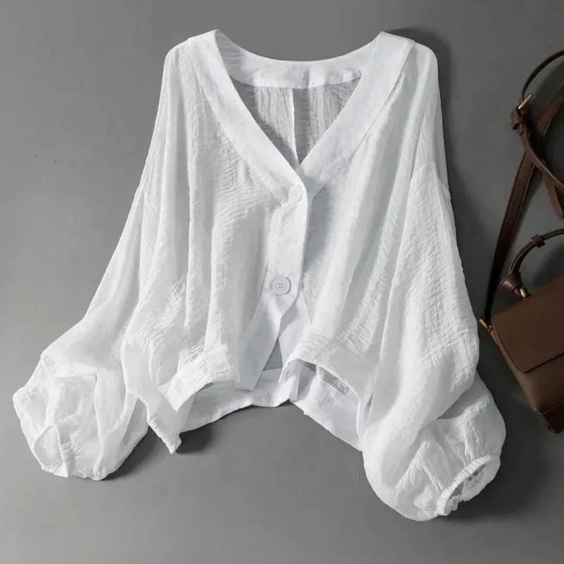 SIERRA | GRACE LINEN BLOUSE FOR WOMEN