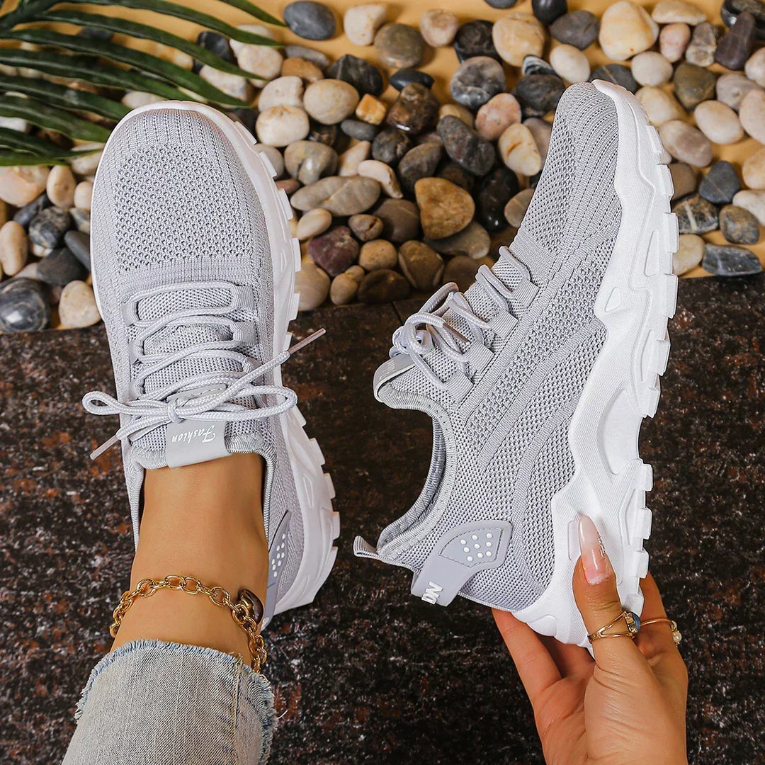 DELILAH | ROUND TOE SNEAKERS FOR WOMEN